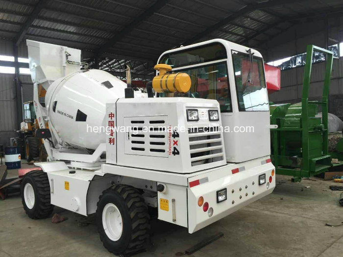 Mini Self Loading Mobile Hydraulic Diesel Concrete Mixer Truck