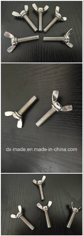 304 Stainless Butterfly Wing Screw /Bolts