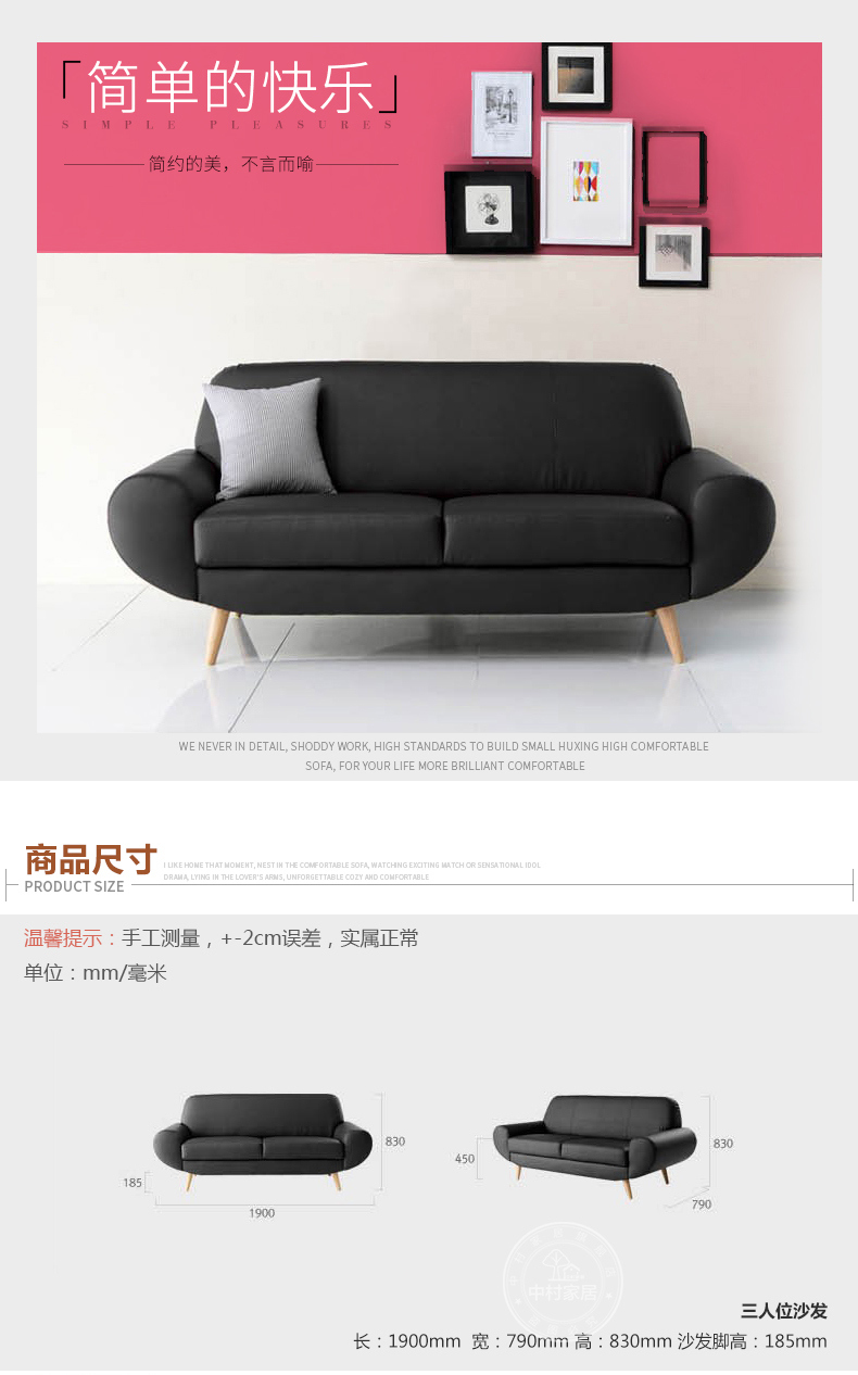 Fashion Casual Sofa for Living Room