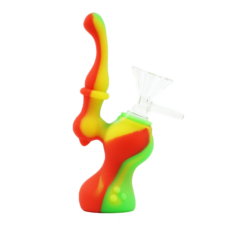 Elephant Shape New Beaker Design Unbreakable Silicone Smoking Water Pipe