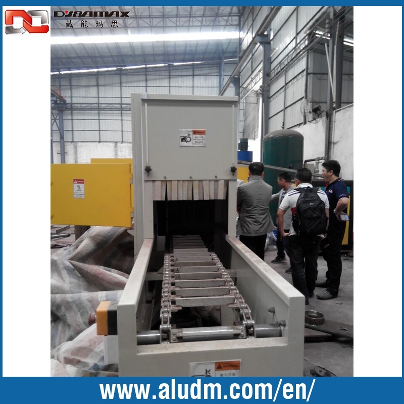Aluminum Final Saw with Chip Collector in Aluminum Extrusion Table in Aluminum Extrusion Machine