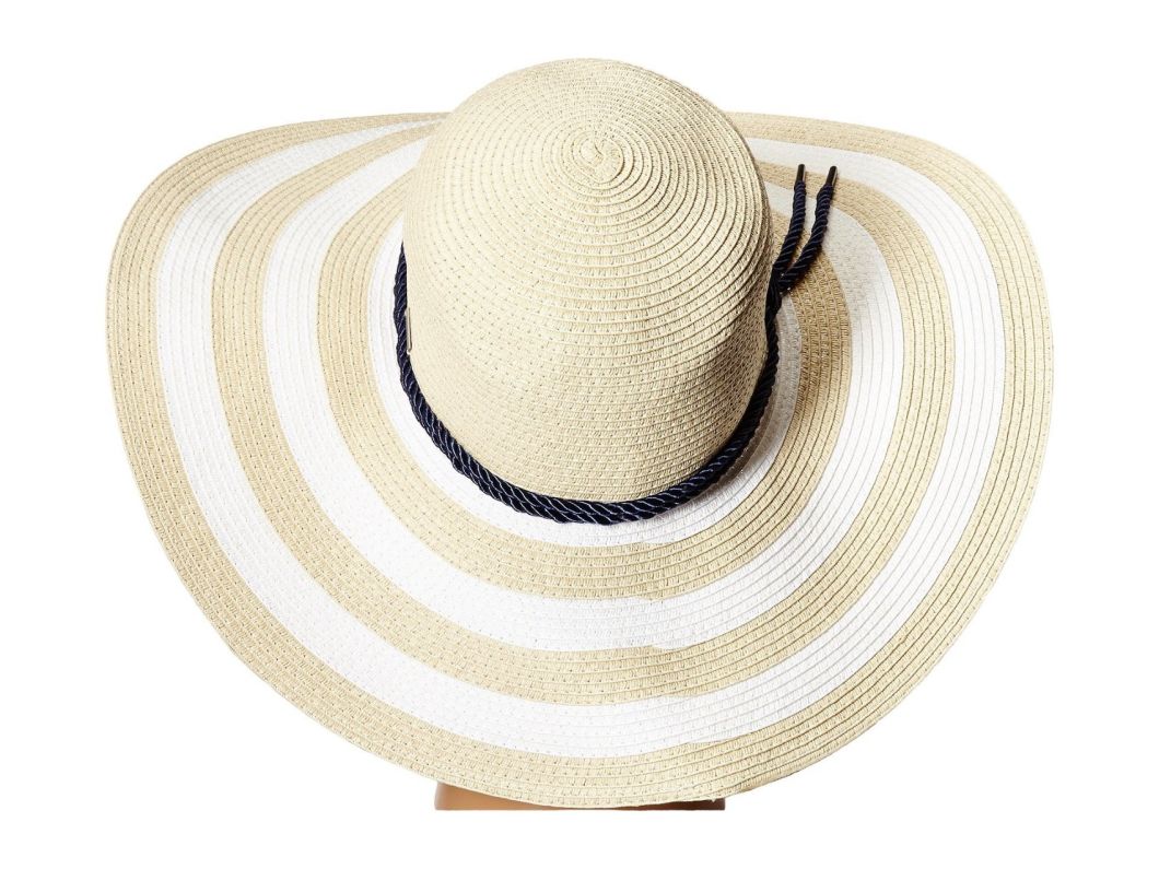 Sedex Audit Wholesale Custom Paper Straw Summer Beach Women Sun Hat with Wide Brim