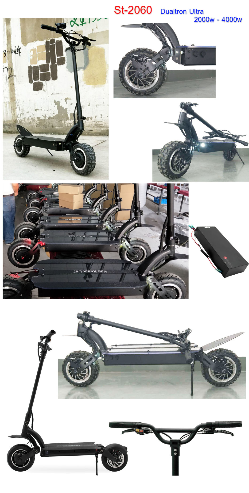 Mobility Foldable Scooter Electric E-Bike Electrical Vehicle