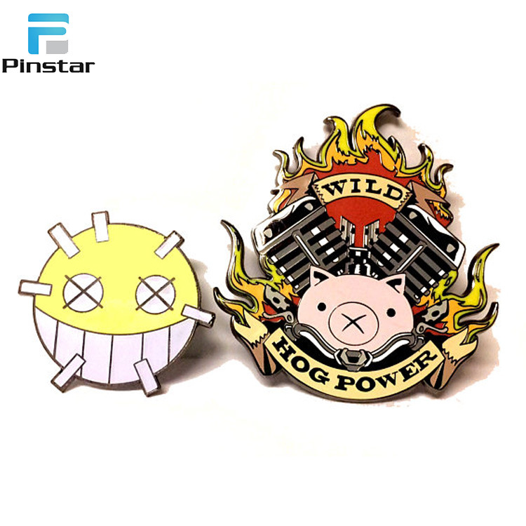 Many High Quality Customized Cartoon Character Enamel Pins