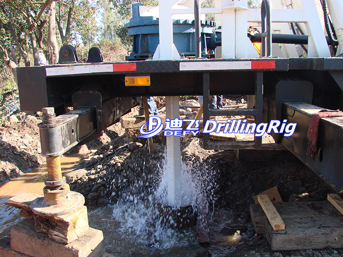 400m Truck Mounted Hydraulic Rotary Water Well Drilling Rigs Price Dfc-400b