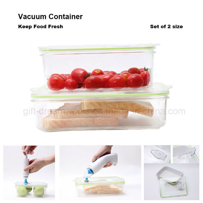 Rectangular Vacuum Container, Vacuum Sealed Fresh Containers