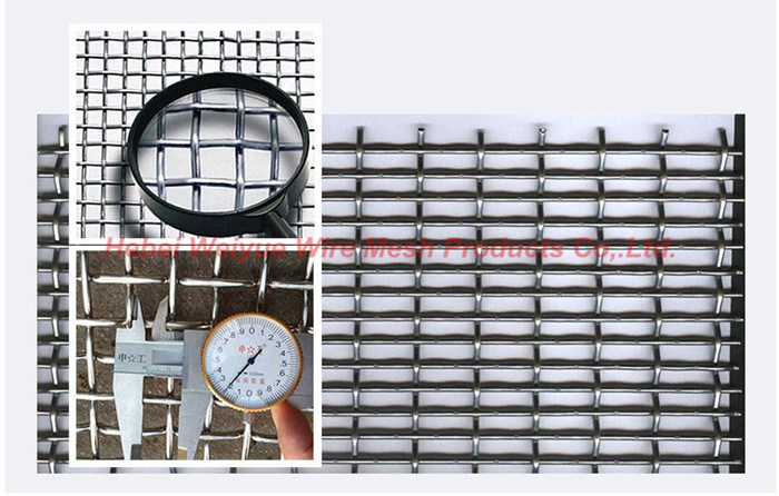 High Tensile Stainless Steel Crimped Wire Mesh for Mining