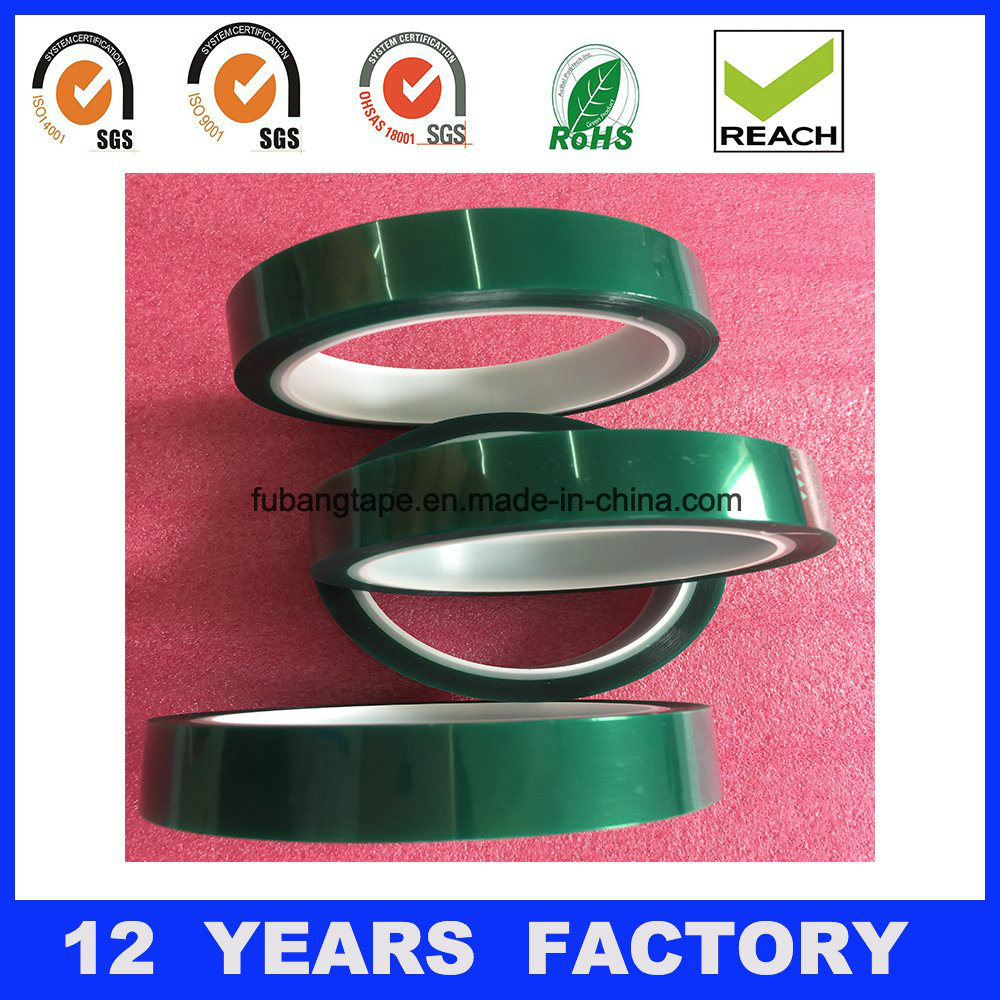 Insulation Green Polyester Paint Protect Film Pet Tape