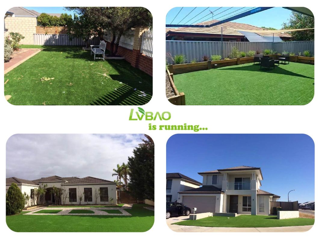 Landscaping Used Natural Looking Synthetic Turf Mat