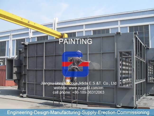 Fabricate Steel Structure for Esp, Bag Filter and Conveyor System