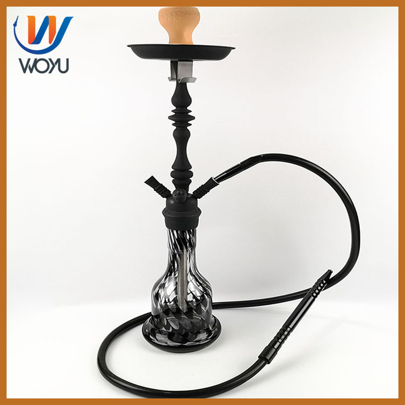 High Quality Paint Spraying Zinc Alloy Glass Shisha Hookah