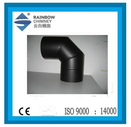 Carbon Steel Single Wall 90 Degree Elbow/Bend for Chimney Pipe