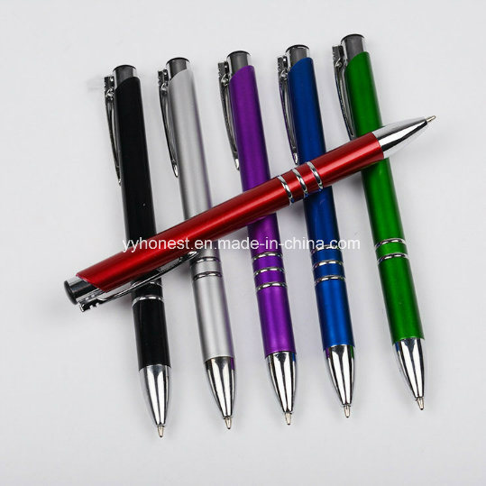 Wholesale Promotional Customized Logo Clip Aluminum Metal Ballpen