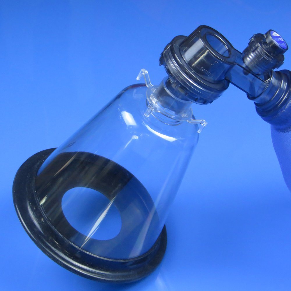 PVC Veterinary Oxygen Mask with The Manual Resuscitator