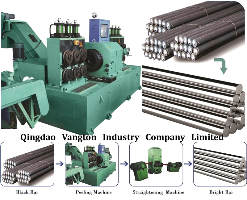 Automatic Round Carbon Steel Rod Pipe Peeling Machine/ CNC Centerless Lathe