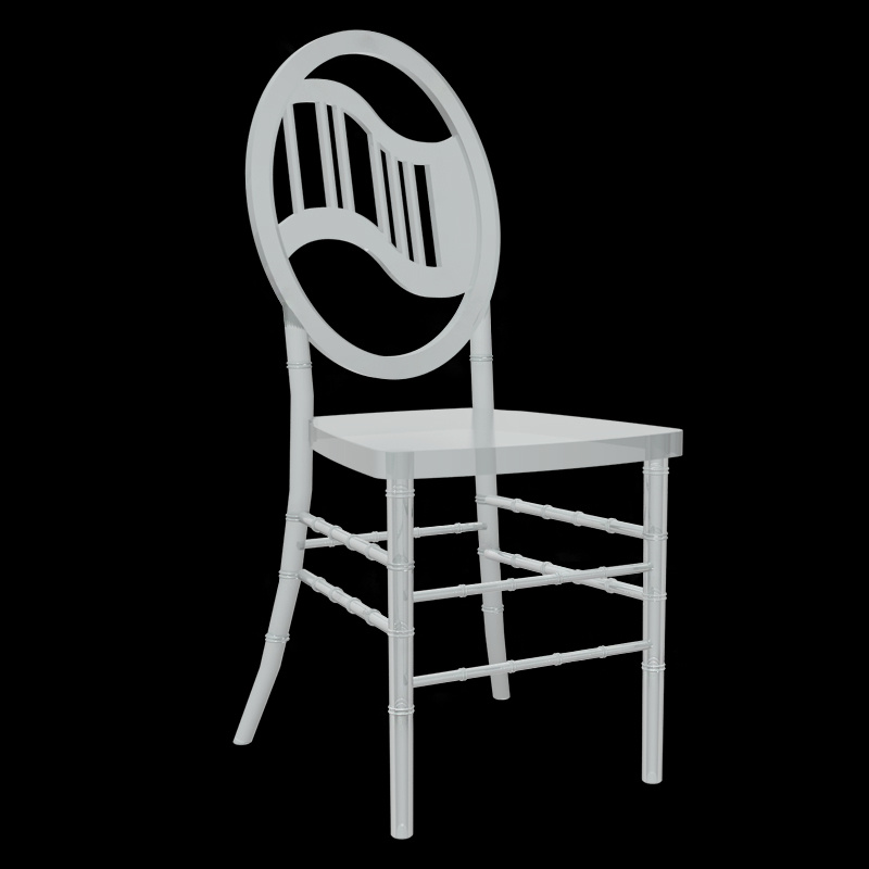 Fancy New Design Plastic Acrylic Dining Chiavari Chair Clear