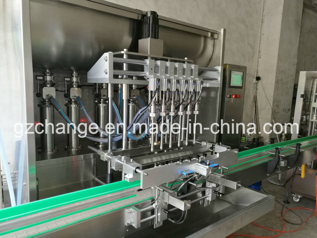 Shampoo Lotion Detergent Filling Capping Labeling Production Line