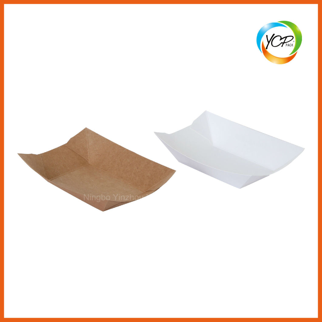 Paper Food Packaging Fries Donuts Meatballs Paper Tray