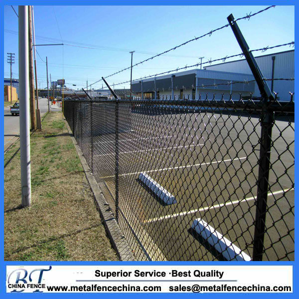 Shool Football Field Basketball Court Construction Chain Link Fence