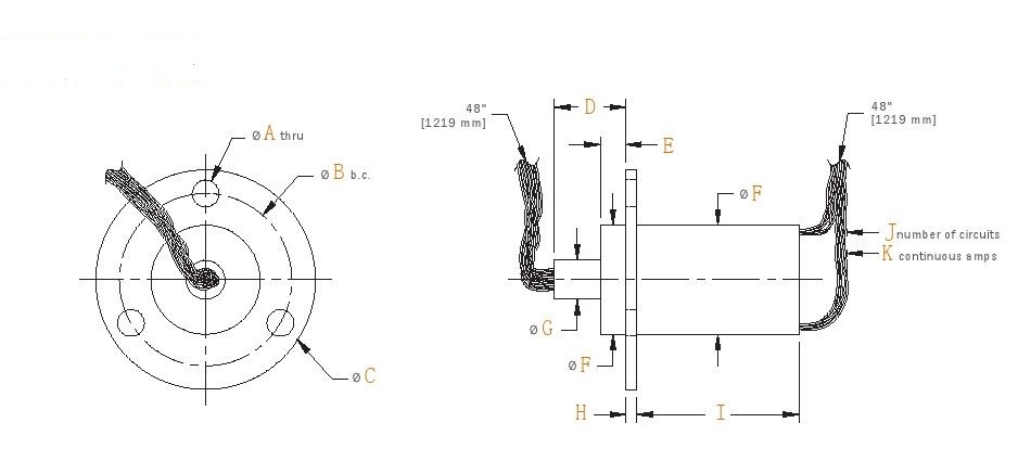 9~52 Circuits Slip Ring Gtk-Cm Series Manufacture in China