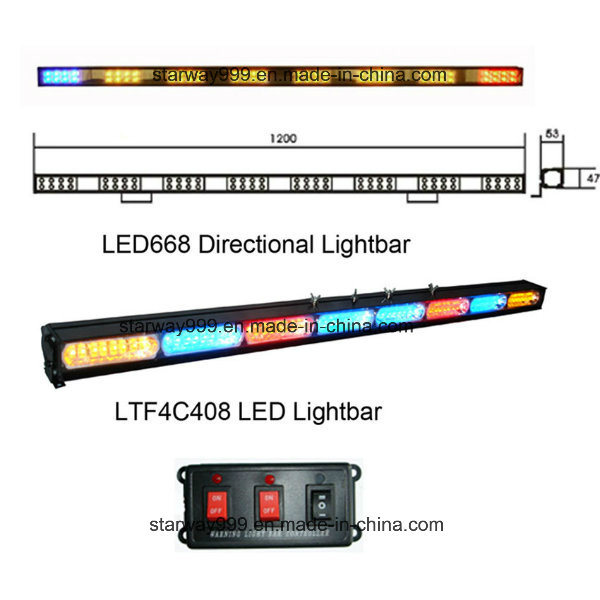 Vehicle LED Multi-Function Traffic Advisor Directional Lightbar with Controller