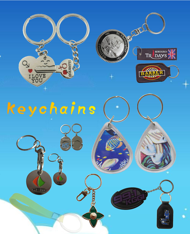 Custom Us Flag Promotional Gift Silicone/Soft PVC Keychain (021)