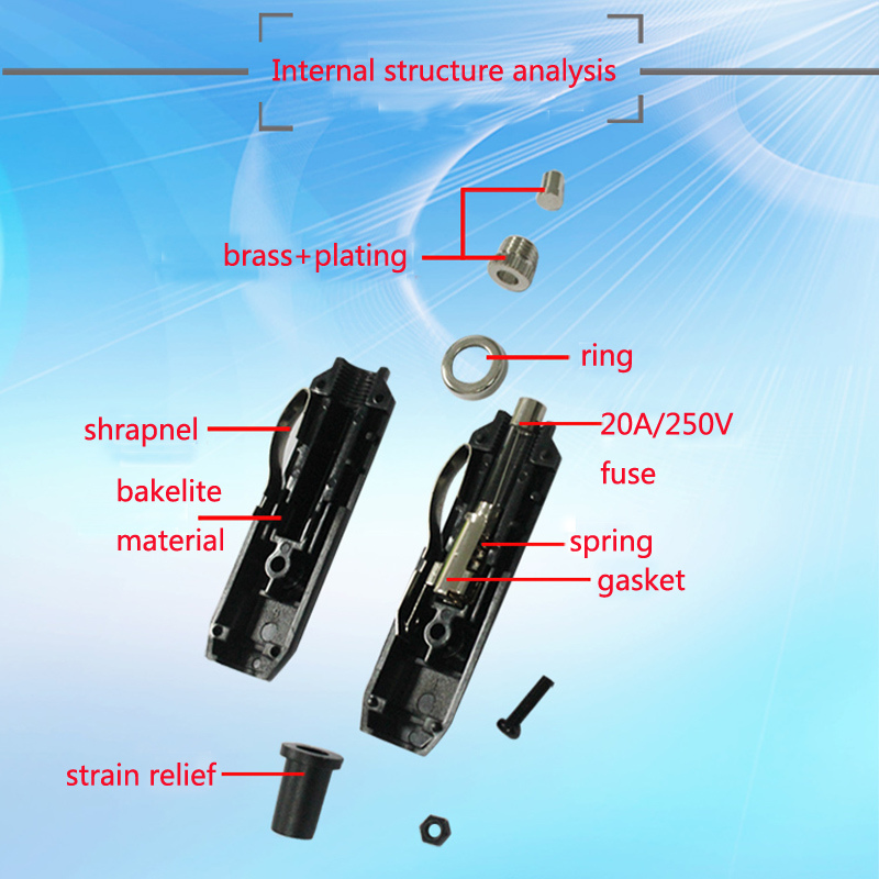 American Style 12V/24V Car Cigarette Lighter Adapter Plug Wire