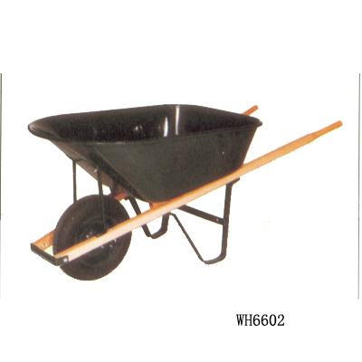 110L&7cbf High Quality Wheelbarrow with Wooden Handle (WB7808-1)