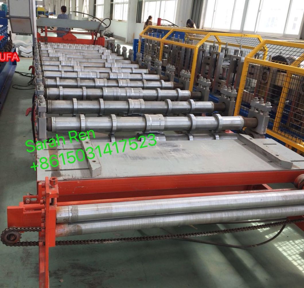 Russia Type High Speed C8 Metal Roofing Tile Roll Forming Machine