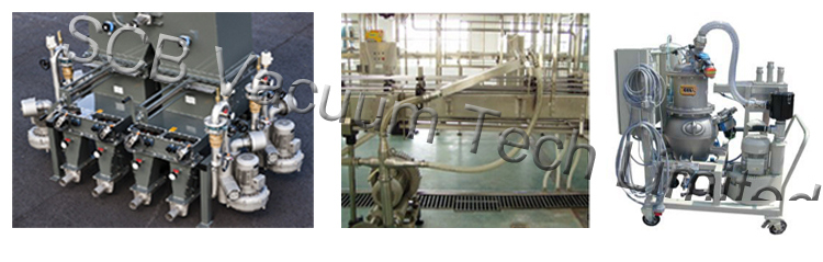 High Speed Vacuum Air Pump in Pneumatic Conveying System