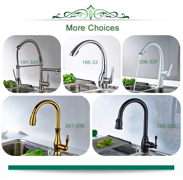 Kitchen Faucet Chrome All Around Rotate Pull out Sink Mixer