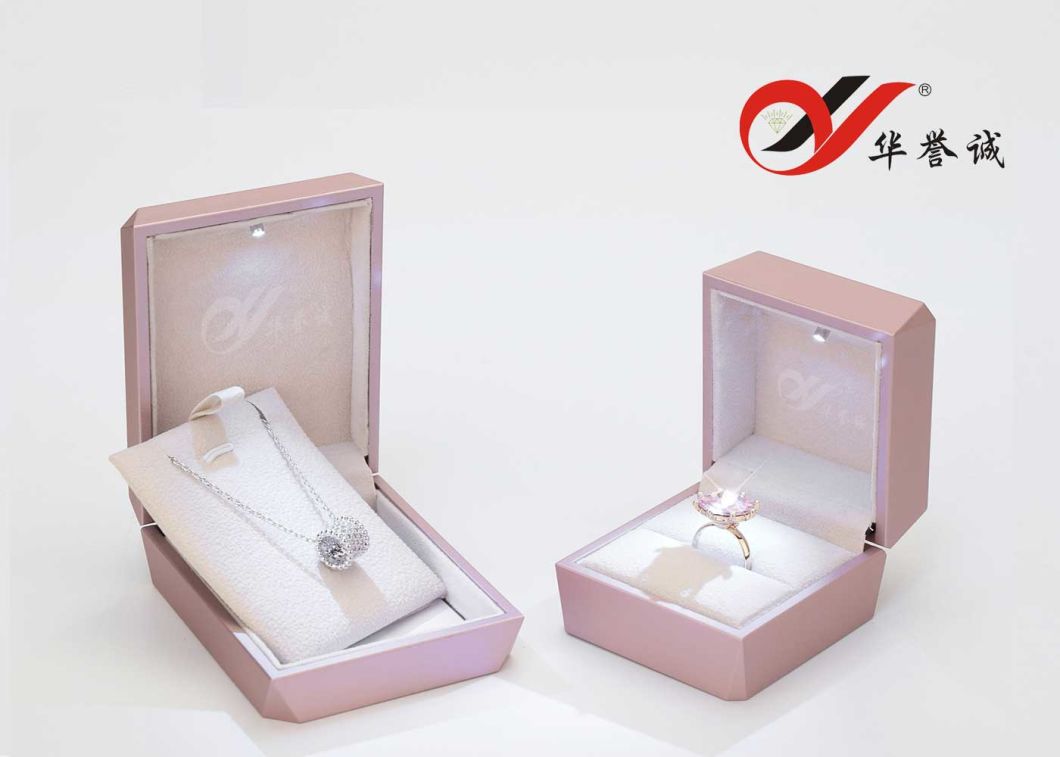 God PU Leather with LED Light Jewelry Box Set