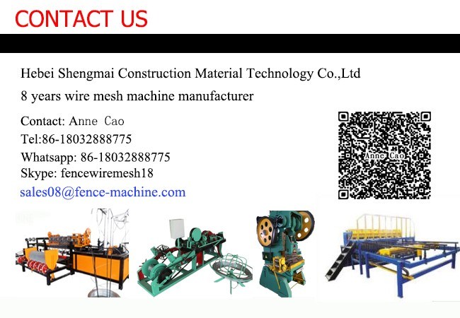 Single Wire Feeding Chain Link Fence Machine