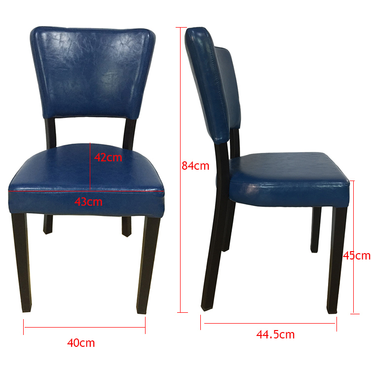 Metal Frame Dining Room Chair Restaurant Plywood Chair (JY-R01)