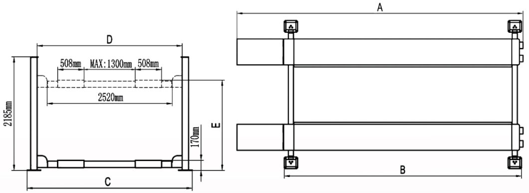 Mechanical Self-Lock Design Hydraulic Automotive Service Equipment