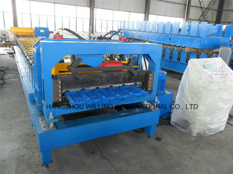 Popular Steel Sheet Roof Panel Roll Forming Tile Making Machine