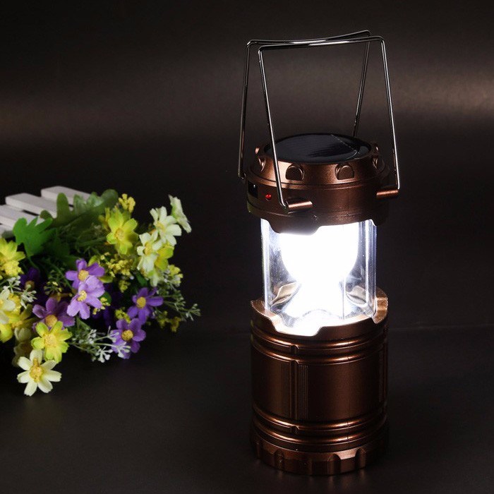 Rechargeable Camping Sunlight Lamp Outdoor Portable LED Lantern with Torch
