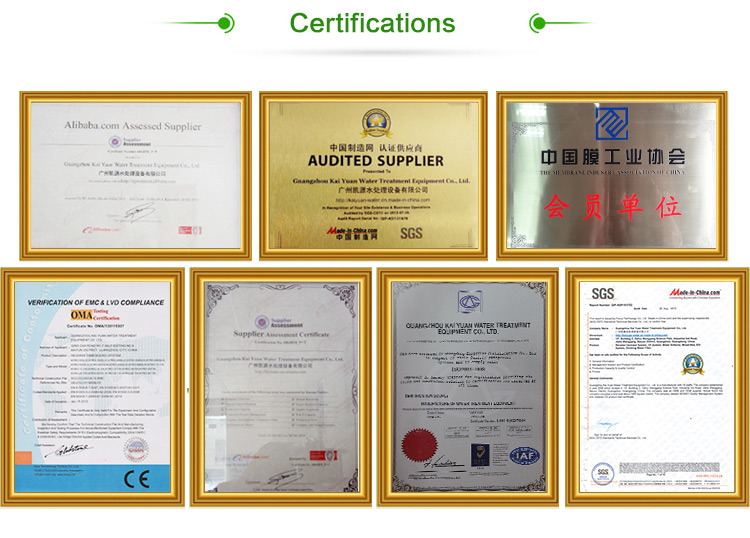 ISO9001 Certification RO Water Purifier /Water Purification/Water Filtration System/Water Treatment Equipment/Reverse Osmosis System (KYR-6000)