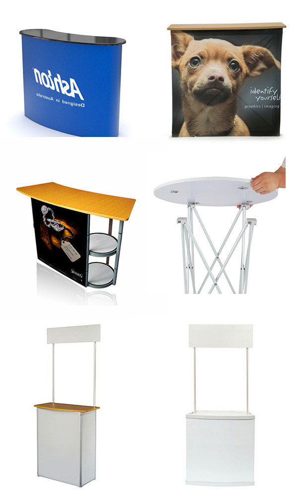 Easy Pop up Promotion Counter/Portable Campaign Table