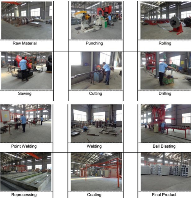 Powder Coating Warehouse Industrial Metal Cantilever Storage Shelves