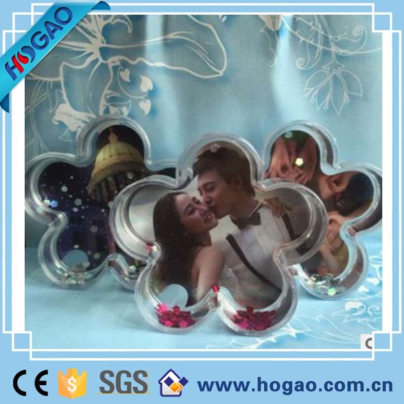Manufacturers Selling Acrylic Contracted Modern Crystal Apple Picture Frames Plastic Snow Globe
