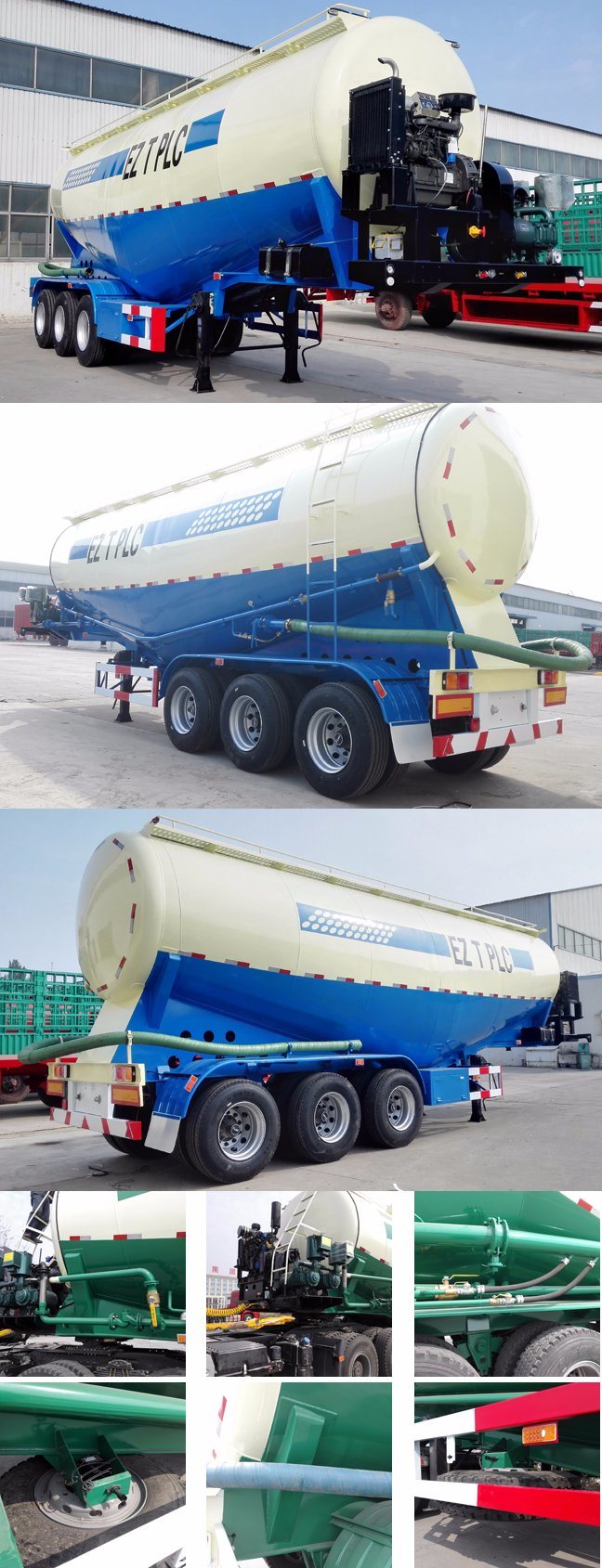 40cbm Bulk Cement Tanker Semi Truck Trailer