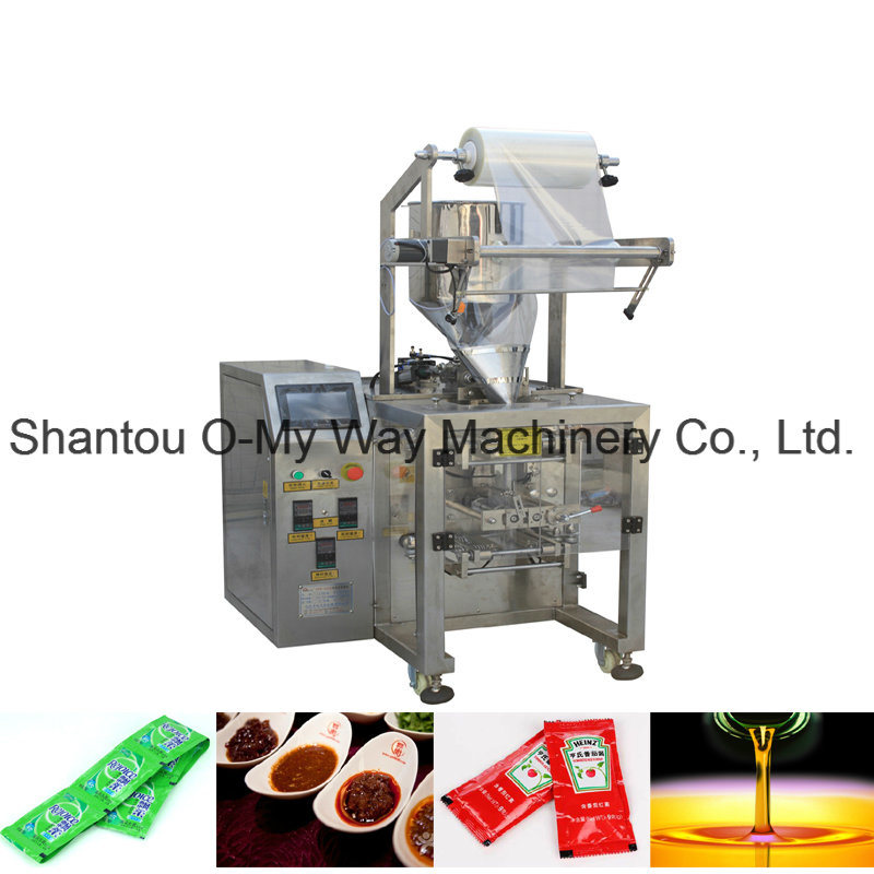 Small Multi-Function Irregular Shape Solids Manual Feeding Vertical Packing Machine