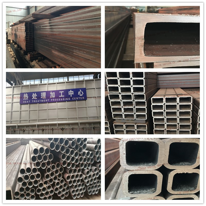 Hot Rolled Black Carbon Square/Rectangular Hollow Section Steel Tube in Chinese Factory for Sale