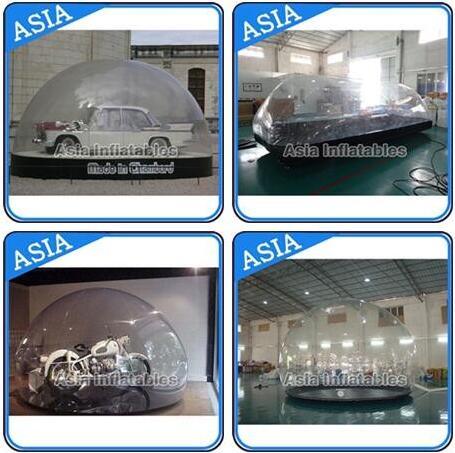 Giant Human Inflatable Christmas Snow Globe with Beautiful Backdrop for Wedding Decoration & Promotion