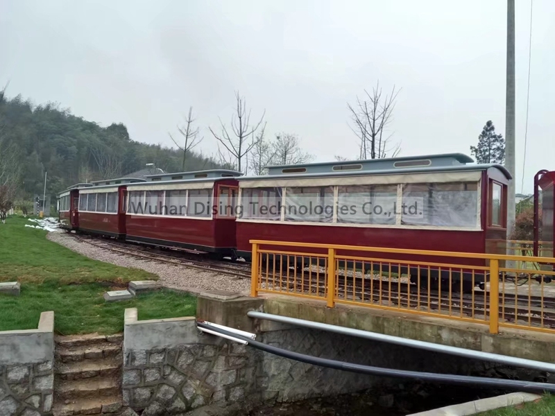 Playground Children Ride Classic Mini Track Train 63 Seats Powered by Diesel