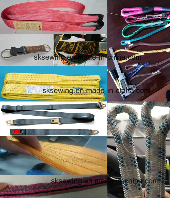 Extra Thick Heavy Duty Rope Sling Safety Belt Industrial Sewing Machine