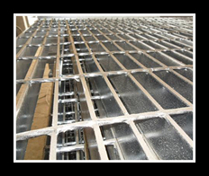 Black Pressure Welded Steel Grating