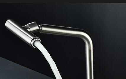 Brushed Hot and Cold 304 Stainless Steel Wash Kitchen Faucet