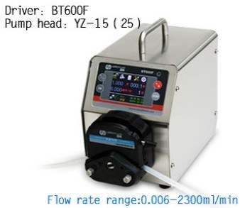 Two Channels Intelligent Peristaltic Dosing Pump Bt600f (flow rate: 0.006-2300mL/min)